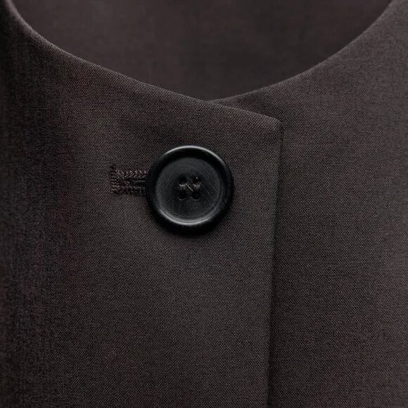 Zara ZW Collection Waistcoat Top L - Picture 5 of 13